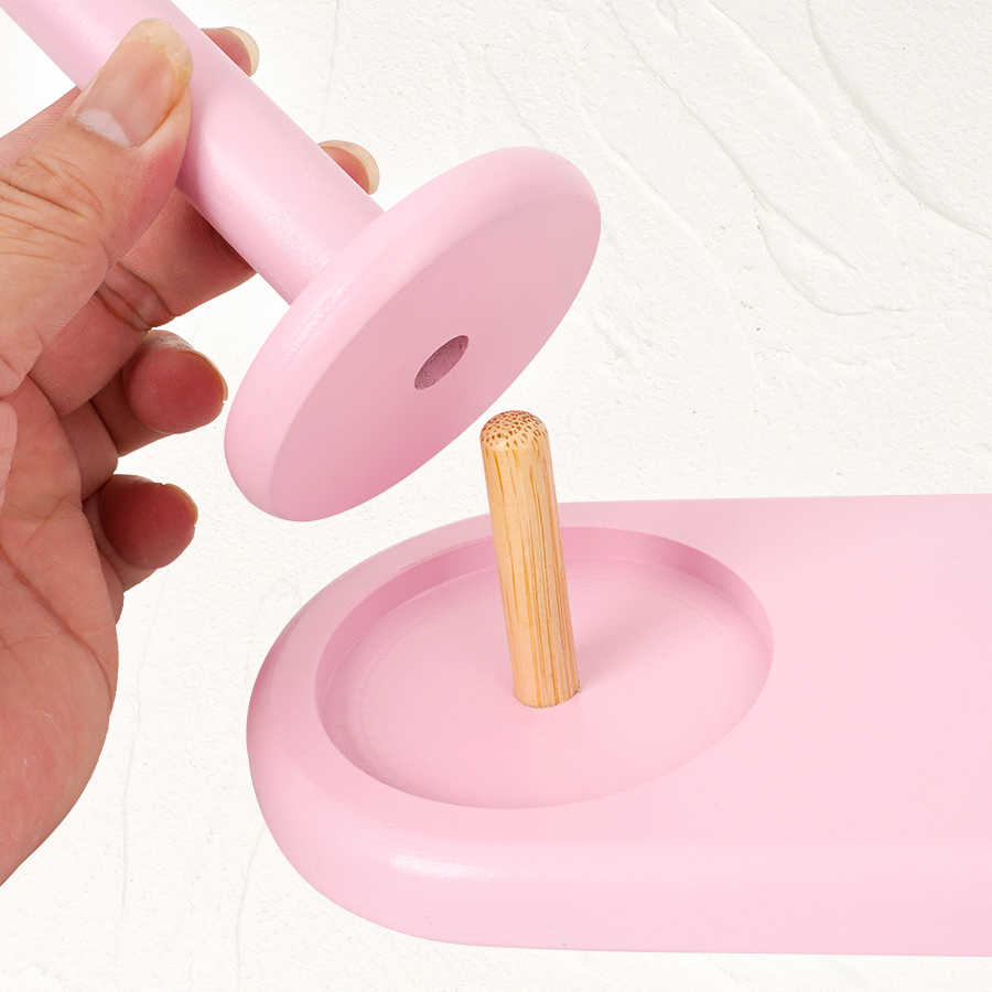 1pc Double-axis wooden yarn ho – Sewing Necessities Bewertung und Preis