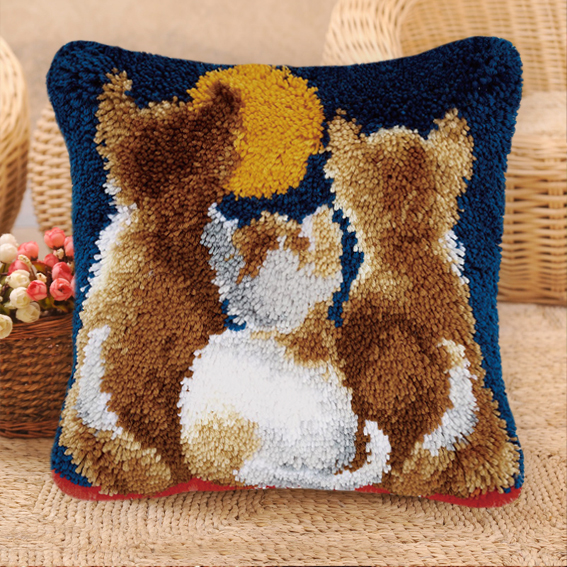 Cat Series Latch Hook Kit Mats – Sewing Pin Cushion Bewertung und Preis