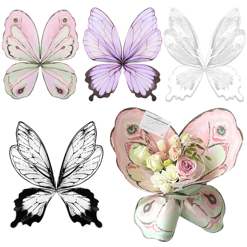 24Pcs Butterfly Wings Shape Fl – Pattern Tissue Paper Bewertung und Preis