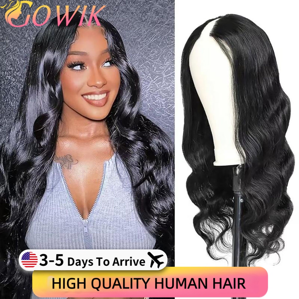 V Part Wigs Human Hair Body Wa – Sewing V Bewertung und Preis
