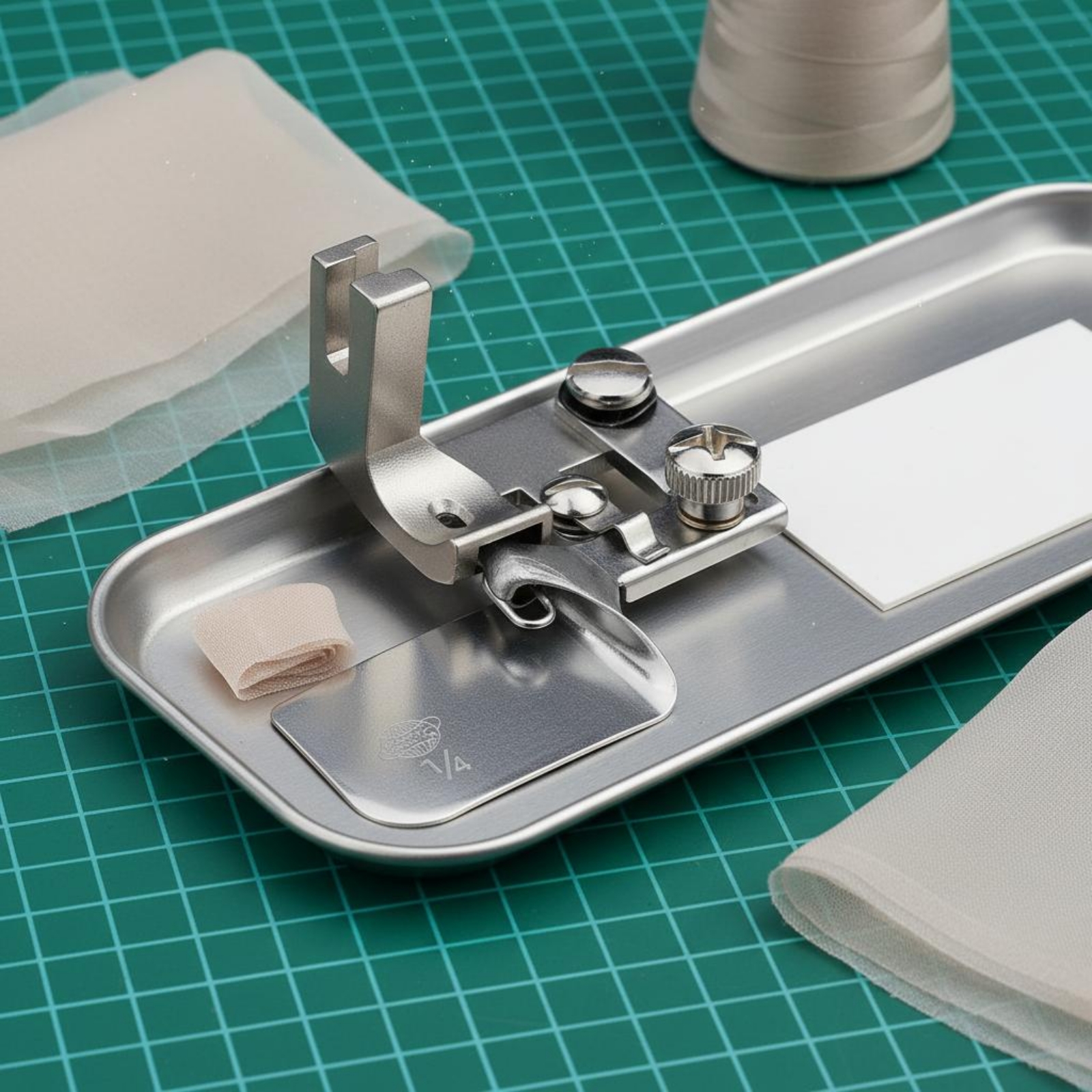 Curved Hem Presser Foot Long-L – Sewing Roll Bewertung und Preis