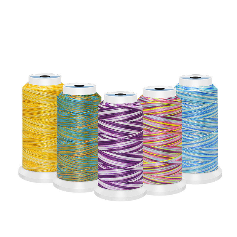 0.5/0.8/1mm Polyester Rainbow  – Sewing Thread In Textile Bewertung und Preis