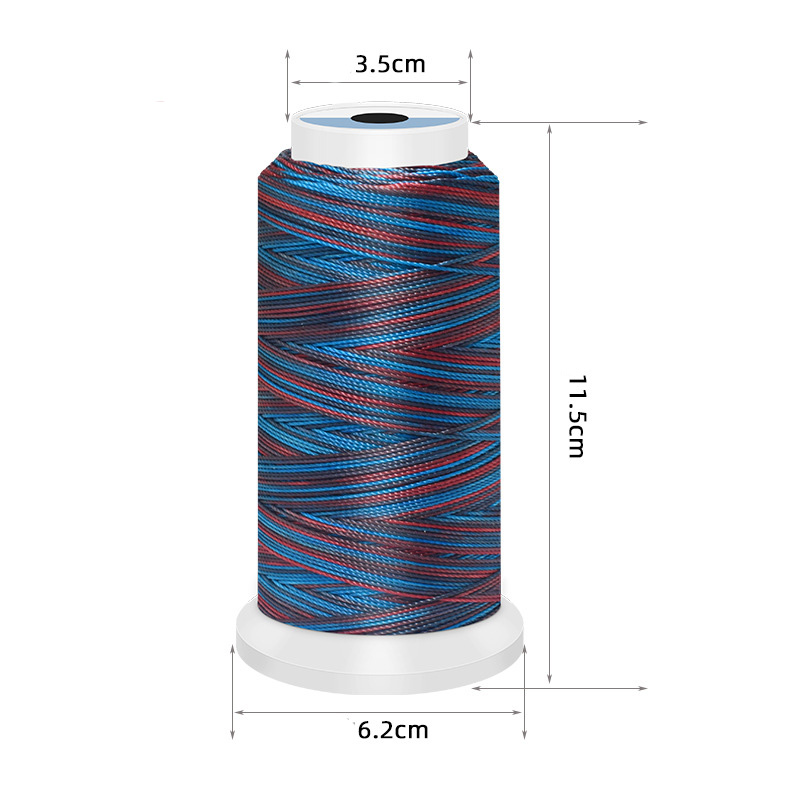 0.5/0.8/1mm Polyester Rainbow  – Sewing Thread In Textile Bewertung und Preis