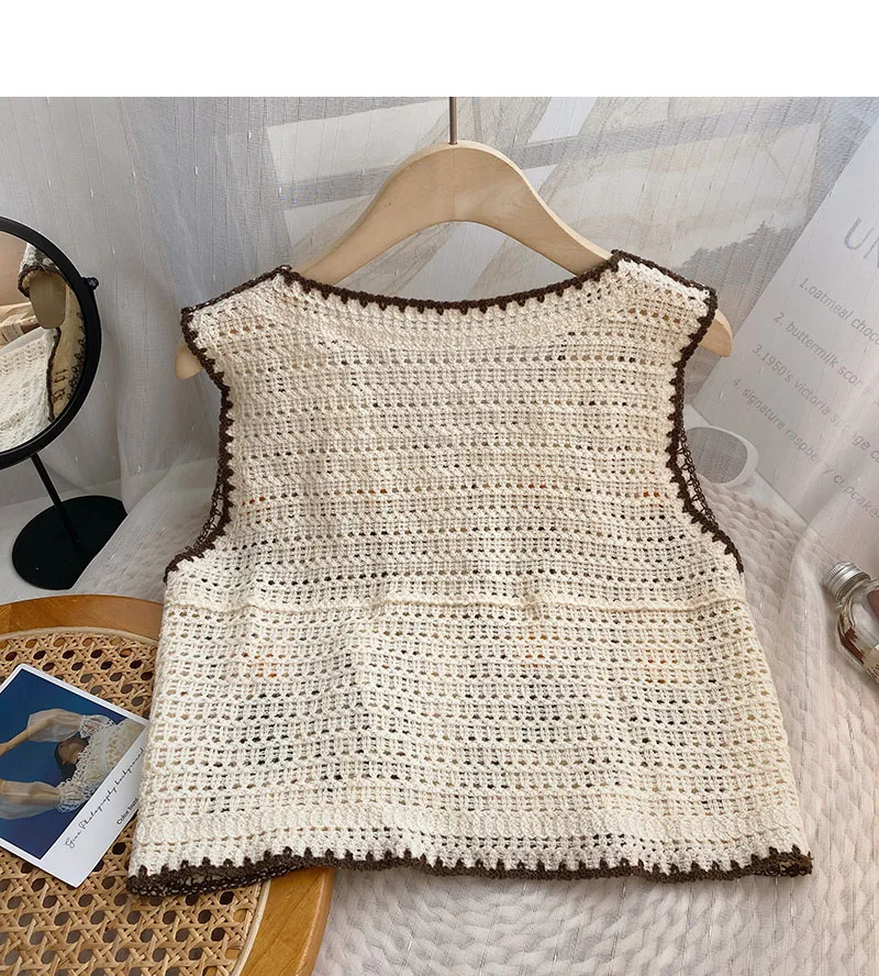 Floral Embroidered Crochet Swe – Sewing Vest Bewertung und Preis