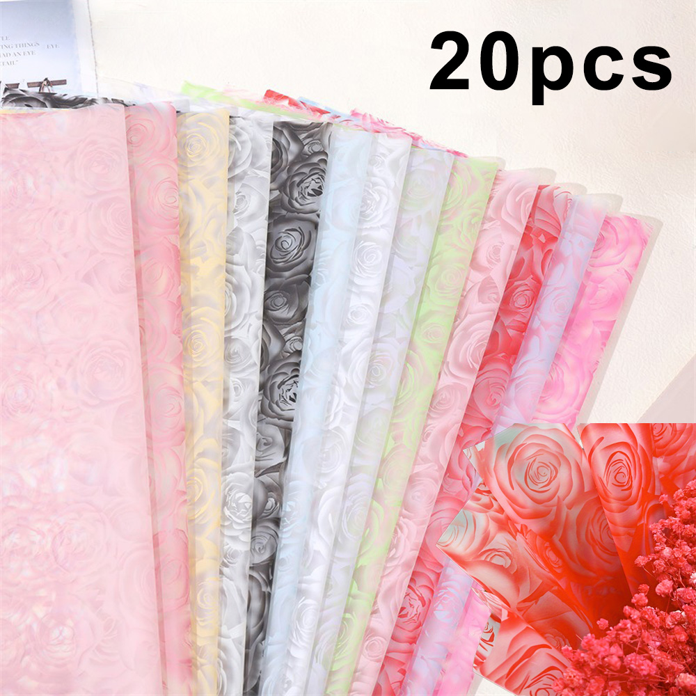 20pcs Flower Wrapping Paper Go – Pattern Tissue Paper Bewertung und Preis