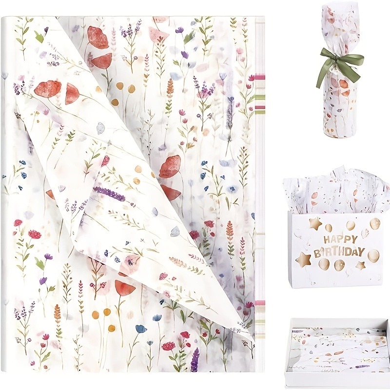 20 Sheets Lavender Print Gift  – Pattern Tissue Paper Bewertung und Preis