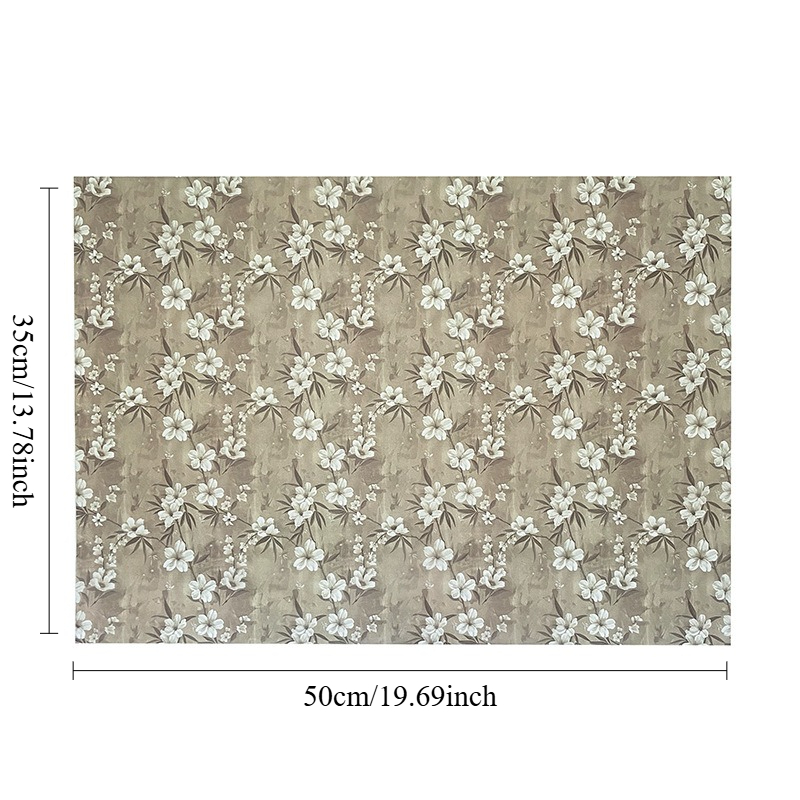 10/25pcs of Brown Apricot Blos – Pattern Tissue Paper Bewertung und Preis